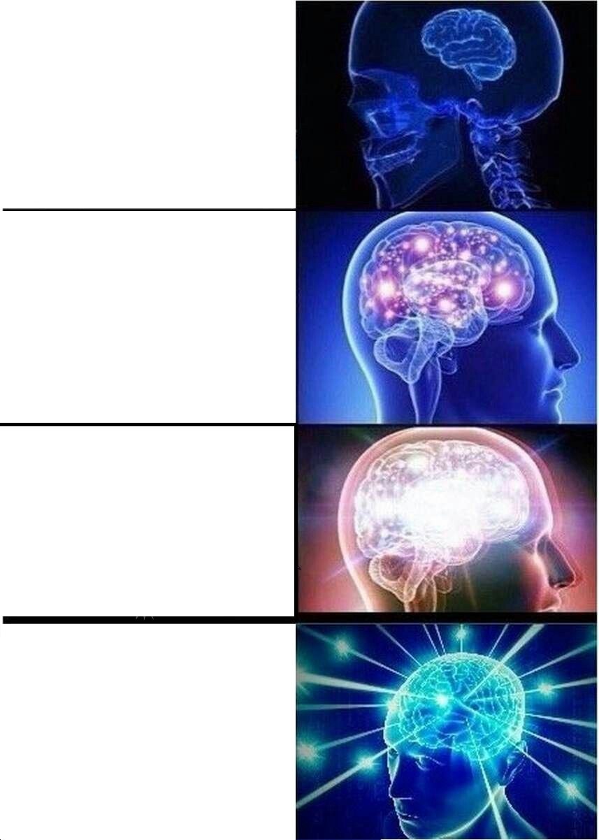 Expanding Brain meme about Kulani Kinis
